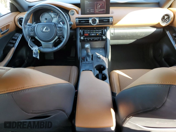 2021 Lexus IS 300 with VIN JTHCA1D2XM5115885, listed as a Copart auction lot 84969564 with 13,320 mi miles and Salvage title. Bid and sale history available at DreamBid. Image 8.