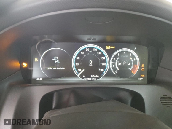 2018 Jaguar XF with VIN SAJBK4EV4JCY55834, listed as a Copart auction lot 54542515 with 50,170 mi miles and Salvage title. Bid and sale history available at DreamBid. Image 9.