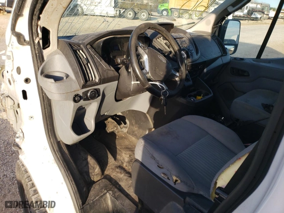 2017 Ford Transit Van with VIN 1FTYR2CM0HKA88051, listed as a Copart auction lot 43728275 with NaN miles and Salvage Title. Bid and sale history available at carsss.com. Image 8.