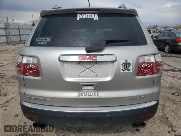 2008 GMC Acadia SLT1 with VIN 1GKEV23788J170550, listed as a Copart auction lot 51582665 with 160,594 mi miles and Clean Title. Bid and sale history available at DreamBid. Image 6.