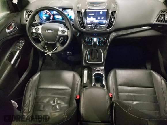 2014 Ford Escape Titanium with VIN 1FMCU9J95EUA84671, listed as a Copart auction lot 47398165 with 84,453 mi miles and Salvage Title. Bid and sale history available at DreamBid. Image 8.