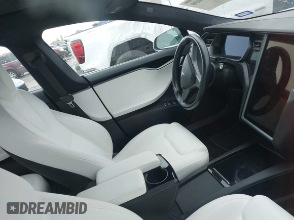 2021 Tesla Model S Long Range Plus with VIN 5YJSA1E21MF425482, listed as a IAAI auction lot 41886030 with Not provided miles and . Bid and sale history available at DreamBid. Image 14.
