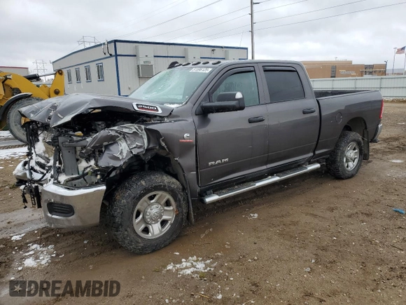 2021 Ram 2500 Tradesman with VIN 3C6UR5CL8MG538609, listed as a Copart auction lot 51596125 with 130,726 mi miles and Salvage title. Bid and sale history available at DreamBid. Image 1.