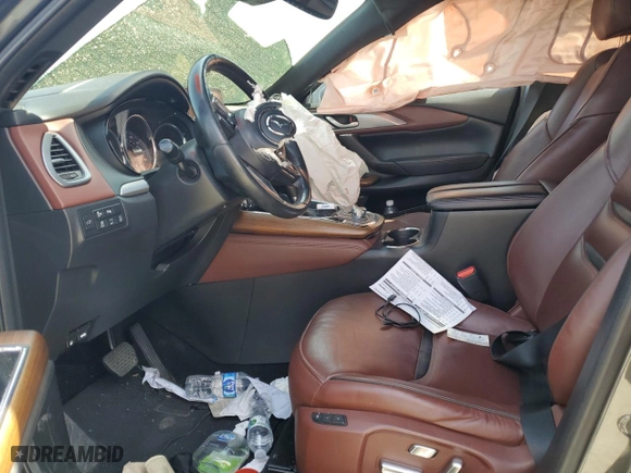 2016 Mazda CX-9 Signature with VIN JM3TCBEYXG0125801, listed as a Copart auction lot 53251754 with 0 mi miles and Salvage Title. Bid and sale history available at carsss.com. Image 7.