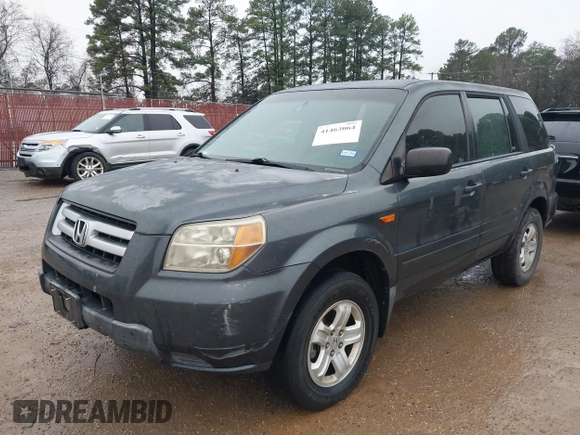 2006 Honda Pilot LX z VIN 5FNYF28136B049911, wystawiony jako IAAI lot #41463064 z przebiegiem 233 734 mil mil oraz . Historia ofert i sprzedaży dostępna na DreamBid. Obrazek 2.