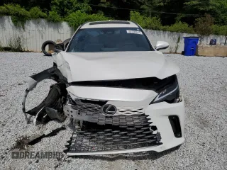 2023 Lexus RX 350 with VIN JTJCHMAA9P2005987, listed as a Copart auction lot 57335515 with 27,538 mi miles and Salvage title. Bid and sale history available at DreamBid. Image 5.