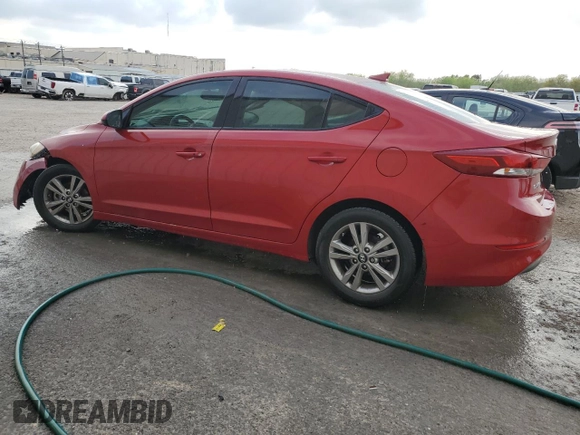 2018 Hyundai Elantra GL with VIN KMHD84LF5JU451092, listed as a Copart auction lot 46946555 with 104,815 mi miles and Clean Title. Bid and sale history available at DreamBid. Image 2.