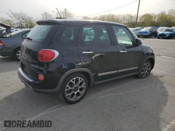 2014 FIAT 500L Trekking z VIN ZFBCFADH5EZ005847, wystawiony jako Copart lot #53369205 z przebiegiem 82 148 mil mil oraz Szkoda całkowita • Salvage title. Historia ofert i sprzedaży dostępna na DreamBid. Obrazek 3.