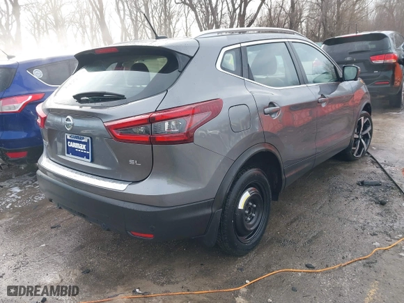 2022 Nissan Rogue Sport SL with VIN JN1BJ1CV7NW349294, listed as a IAAI auction lot 41728547 with 50,965 mi miles. Bid and sale history available at carsss.com. Image 4.
