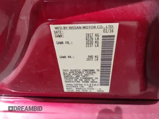 2016 Nissan Altima SR with VIN 1N4AL3AP3GC153561, listed as a IAAI auction lot 42497897 with 257,907 mi miles and . Bid and sale history available at DreamBid. Image 9.