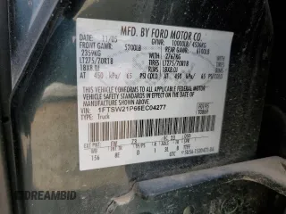 2006 Ford F-250 XL with VIN 1FTSW21P66EC04277, listed as a Copart auction lot 59732765 with 279,530 mi miles and Salvage title. Bid and sale history available at DreamBid. Image 13.