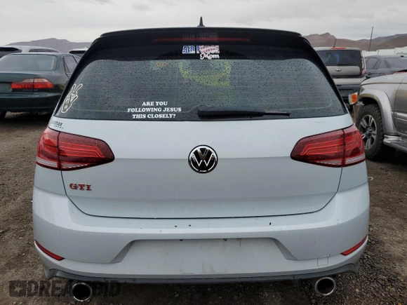 2021 Volkswagen Golf GTI S with VIN 3VW6T7AU6MM002735, listed as a Copart auction lot 41296104 with 55,105 mi miles. Bid and sale history available at carsss.com. Image 6.