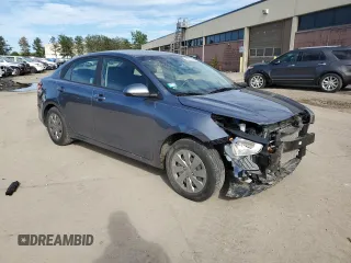 2020 Kia Rio S with VIN 3KPA24AD1LE321905, listed as a Copart auction lot 61011384 with 34,621 mi miles and Salvage Title. Bid and sale history available at carsss.com. Image 4.