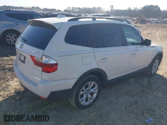 2010 BMW X3 xDrive30i with VIN WBXPC9C41AWJ35191, listed as a IAAI auction lot 41720593 with 139,468 mi miles. Bid and sale history available at carsss.com. Image 4.