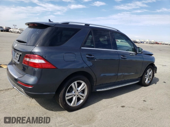 2015 Mercedes-Benz M 350 with VIN 4JGDA5JB8FA535538, listed as a Copart auction lot 63639155 with 121,045 mi miles and Salvage title. Bid and sale history available at DreamBid. Image 3.