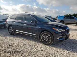 2020 Infiniti QX60 Luxe with VIN 5N1DL0MN2LC545517, listed as a Copart auction lot 65957365 with 93,656 mi miles and Salvage title. Bid and sale history available at DreamBid. Image 4.