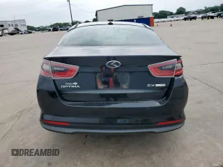 2015 Kia Optima EX with VIN KNAGN4AD0F5090350, listed as a Copart auction lot 57577595 with 109,345 mi miles and Salvage title. Bid and sale history available at DreamBid. Image 6.