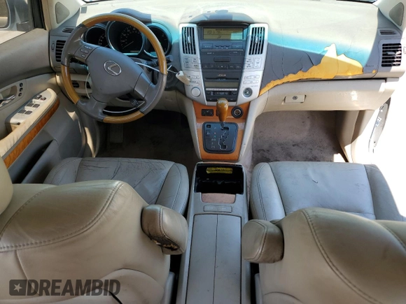 2006 Lexus RX 330 z VIN 2T2HA31U16C097710, wystawiony jako Copart lot #56847525 z przebiegiem 280 417 mil mil oraz Szkoda całkowita • Salvage title. Historia ofert i sprzedaży dostępna na DreamBid. Obrazek 8.