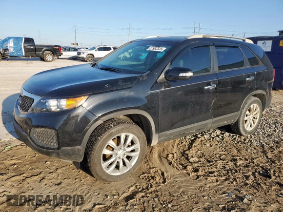 2011 Kia Sorento LX with VIN 5XYKT4A29BG069340, listed as a Copart auction lot 51992335 with 211,394 mi miles and Salvage Title. Bid and sale history available at carsss.com. Image 1.