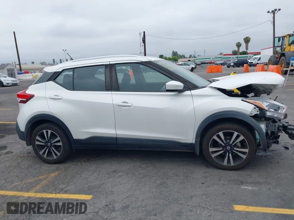 2020 Nissan Kicks SV with VIN 3N1CP5CV6LL503278, listed as a IAAI auction lot 42283410 with 30,639 mi miles and . Bid and sale history available at DreamBid. Image 13.