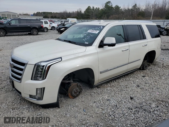 2015 Cadillac Escalade Premium z VIN 1GYS4NKJ0FR729503, wystawiony jako Copart lot #81508723 z przebiegiem 140 965 mil mil oraz Szkoda całkowita • Salvage title. Historia ofert i sprzedaży dostępna na DreamBid. Obrazek 1.