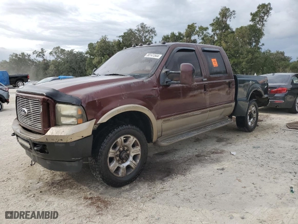 2004 Ford Super Duty F-250 XL with VIN 1FTNW21L24EA71976, listed as a Copart auction lot 80141544 with 268,135 mi miles and Salvage Title. Bid and sale history available at carsss.com. Image 1.