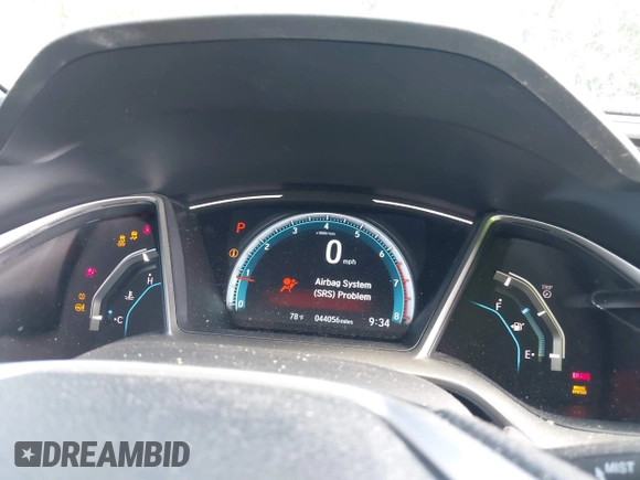2017 Honda Civic EX-T with VIN 19XFC1F39HE001756, listed as a IAAI auction lot 42030331 with 44,056 mi miles. Bid and sale history available at carsss.com. Image 7.