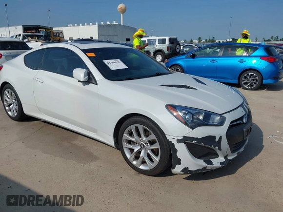 2013 Hyundai Genesis Coupe Premium with VIN KMHHT6KD8DU105294, listed as a IAAI auction lot 42408028 with 148,365 mi miles and . Bid and sale history available at DreamBid. Image 1.