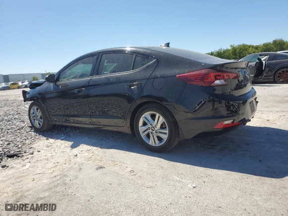 2019 Hyundai Elantra SEL with VIN 5NPD84LF3KH493258, listed as a Copart auction lot 49813145 with 99,296 mi miles and Non Repairable. Bid and sale history available at carsss.com. Image 2.