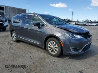 2018 Chrysler Pacifica Touring L z VIN 2C4RC1BGXJR142653, wystawiony jako Copart lot #50708575 z przebiegiem 136 816 mil mil oraz Szkody całkowita. Historia ofert i sprzedaży dostępna na DreamBid. Obrazek 4.