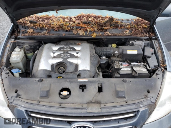 2006 Kia Sedona LX with VIN KNDMB233566097439, listed as a Copart auction lot 77644254 with 124,158 mi miles and Clean Title. Bid and sale history available at carsss.com. Image 12.