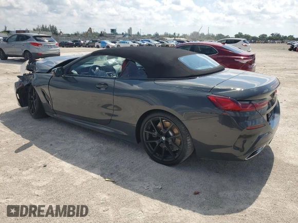 2022 BMW 8 Series 840i with VIN WBADZ2C08NCH25253, listed as a Copart auction lot 56482664 with 12,776 mi miles. Bid and sale history available at carsss.com. Image 2.