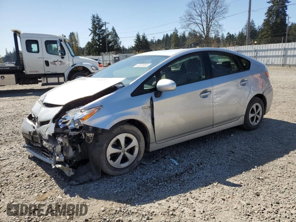 2014 Toyota Prius Four with VIN JTDKN3DU2E0391815, listed as a Copart auction lot 52826555 with 83,559 mi miles and Salvage Title. Bid and sale history available at carsss.com. Image 1.