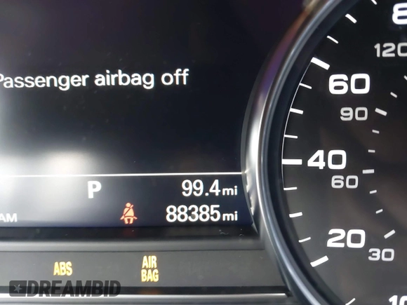 2017 Audi A8 L with VIN WAU44AFDXHN006857, listed as a IAAI auction lot 41758062 with 88,385 mi miles. Bid and sale history available at carsss.com. Image 15.