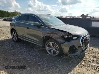 2020 Audi Q3 S line Premium with VIN WA1DECF38L1044231, listed as a Copart auction lot 74263564 with 28,011 mi miles and Clean Title. Bid and sale history available at carsss.com. Image 4.