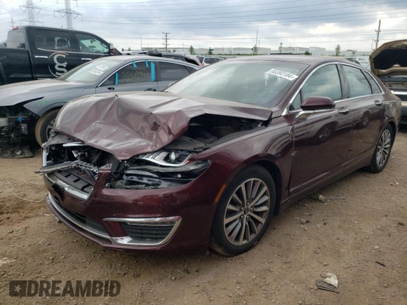 2018 Lincoln MKZ Premiere with VIN 3LN6L5B91JR611212, listed as a Copart auction lot 55393184 with 80,194 mi miles and Salvage Title. Bid and sale history available at DreamBid. Image 1.