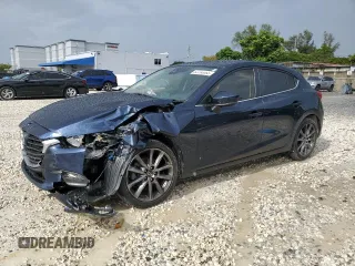 2018 Mazda 3 Touring with VIN 3MZBN1L38JM239636, listed as a Copart auction lot 52290065 with 73,731 mi miles and Salvage Title. Bid and sale history available at carsss.com. Image 1.