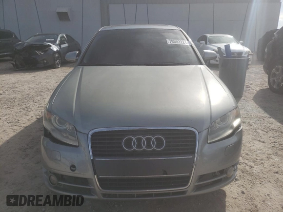 2005 Audi A4 2.0T with VIN WAUAF68E65A425372, listed as a Copart auction lot 79602224 with 111,305 mi miles and Salvage Title. Bid and sale history available at carsss.com. Image 5.