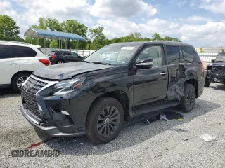 2021 Lexus GX with VIN JTJAM7BX8M5278954, listed as a Copart auction lot 47801055 with 47,965 mi miles and Salvage Title. Bid and sale history available at carsss.com. Image 1.
