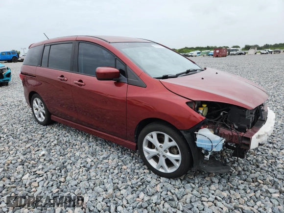2012 Mazda 5 Touring z VIN JM1CW2CL3C0105567, wystawiony jako Copart lot #59343205 z przebiegiem 110 410 mil mil oraz Szkoda całkowita • Salvage title. Historia ofert i sprzedaży dostępna na DreamBid. Obrazek 4.