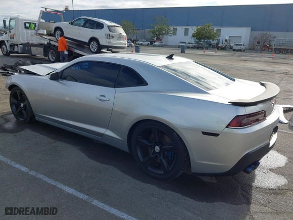 2015 Chevrolet Camaro SS with VIN 2G1FJ1EW9F9103578, listed as a IAAI auction lot 41657300 with 75,729 mi miles. Bid and sale history available at carsss.com. Image 3.