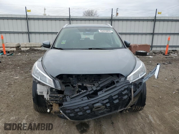 2021 Nissan Kicks SV with VIN 3N1CP5CV6ML542194, listed as a Copart auction lot 43443855 with 63,333 mi miles and Salvage Title. Bid and sale history available at carsss.com. Image 5.