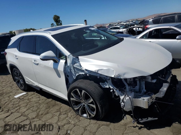 2022 Lexus RX with VIN JTJHGKFA5N2022904, listed as a Copart auction lot 67778374 with 25,512 mi miles and Salvage Title. Bid and sale history available at carsss.com. Image 4.