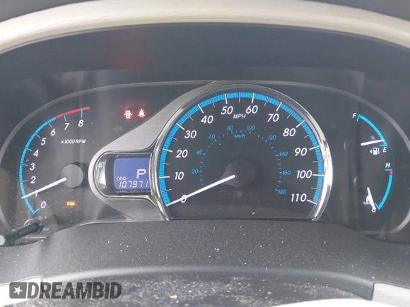 2014 Toyota Sienna Ltd with VIN 5TDDK3DC5ES073175, listed as a IAAI auction lot 41818572 with 107,971 mi miles. Bid and sale history available at carsss.com. Image 7.