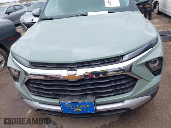 2025 Chevrolet TrailBlazer LT with VIN KL79MPSL5SB111689, listed as a IAAI auction lot 41705557 with 145 mi miles. Bid and sale history available at carsss.com. Image 13.