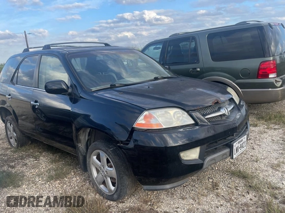 2001 Acura MDX Touring Pkg with VIN 2HNYD18661H529479, listed as a Copart auction lot 85612794 with 0 mi miles and Clean Title. Bid and sale history available at carsss.com. Image 1.