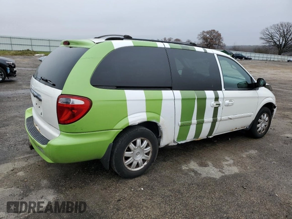 2007 Chrysler Town & Country LWB Touring with VIN 2A4GP54L67R302849, listed as a Copart auction lot 80925034 with 120,258 mi miles and Non Repairable. Bid and sale history available at carsss.com. Image 3.