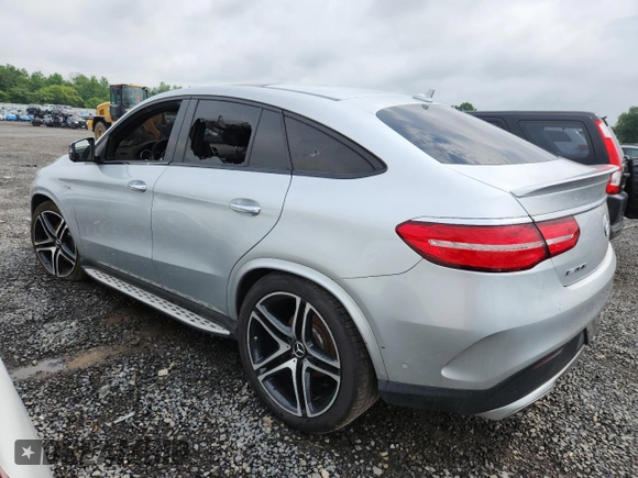 2017 Mercedes-Benz GLE 43 AMG with VIN 4JGED6EB3HA064705, listed as a Copart auction lot 61675435 with Not provided miles and Salvage title. Bid and sale history available at DreamBid. Image 2.