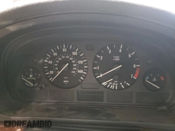 2000 BMW 5 Series 528iA with VIN WBADM6343YGU14817, listed as a Copart auction lot 41567125 with 0 mi miles and Salvage Title. Bid and sale history available at carsss.com. Image 9.