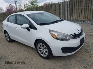 2013 Kia Rio SX with VIN KNADN4A30D6243293, listed as a IAAI auction lot 42016427 with 190,777 mi miles. Bid and sale history available at carsss.com. Image 1.